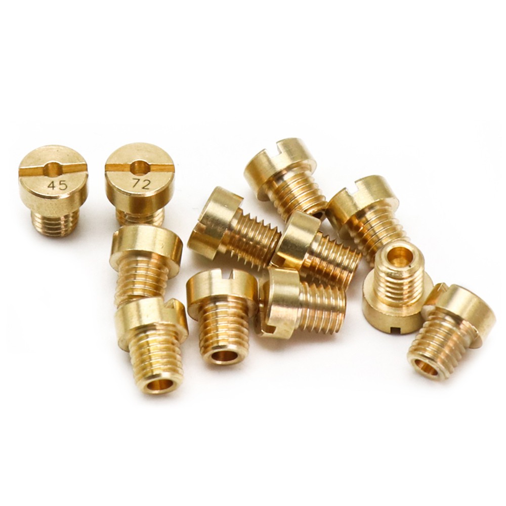 ZSDTRP 12pcs M5 Thread Replacement #30-#135 Carburetor Jets For Dellorto SHA PHBG Carb main Injector nozzle NC PHVA Pilot Jet-7