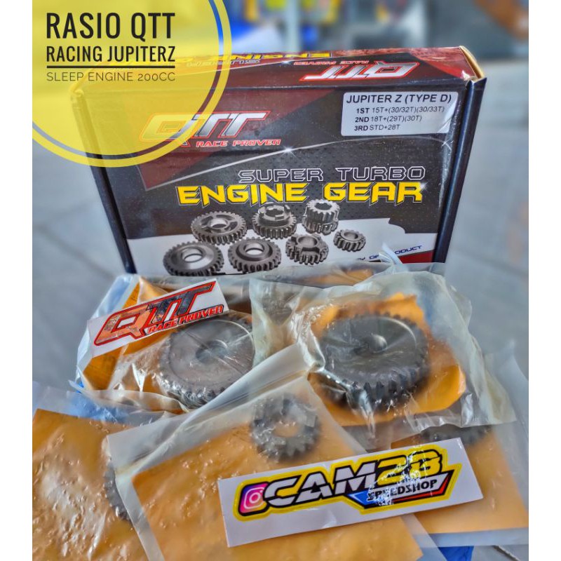 Rasio Qtt Jupiter Z sleep engine 200cc bukan yypang atau moto1