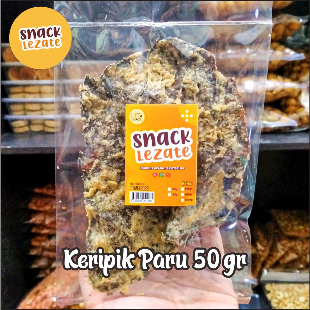 

Keripik Paru Sapi 50gr Renyah Tepung Tipis Super Murah Renyah Gurih / Kripik Paru Salatiga Mesran