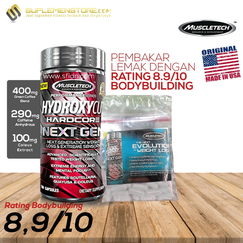 Muscletech Hydroxycut Next Gen Ecer Perbutir 1 Caps