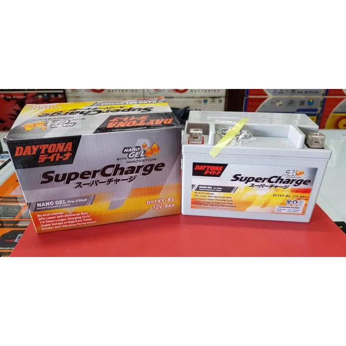 AKI MOTOR NINJA 250 DAYTONA NANO GEL DTYX9-BS 12V / 8AH