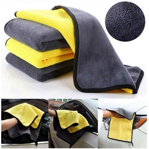 Kain Lap Microfiber Mobil Dapur 2 Sisi Tebal Halus 30x30 — 9
