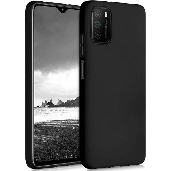 Samsung A32 4G Casing Ultra Slim Elastis Polos Hitam