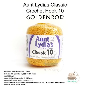 Benang Rajut Aunt Lydia GolddenRod