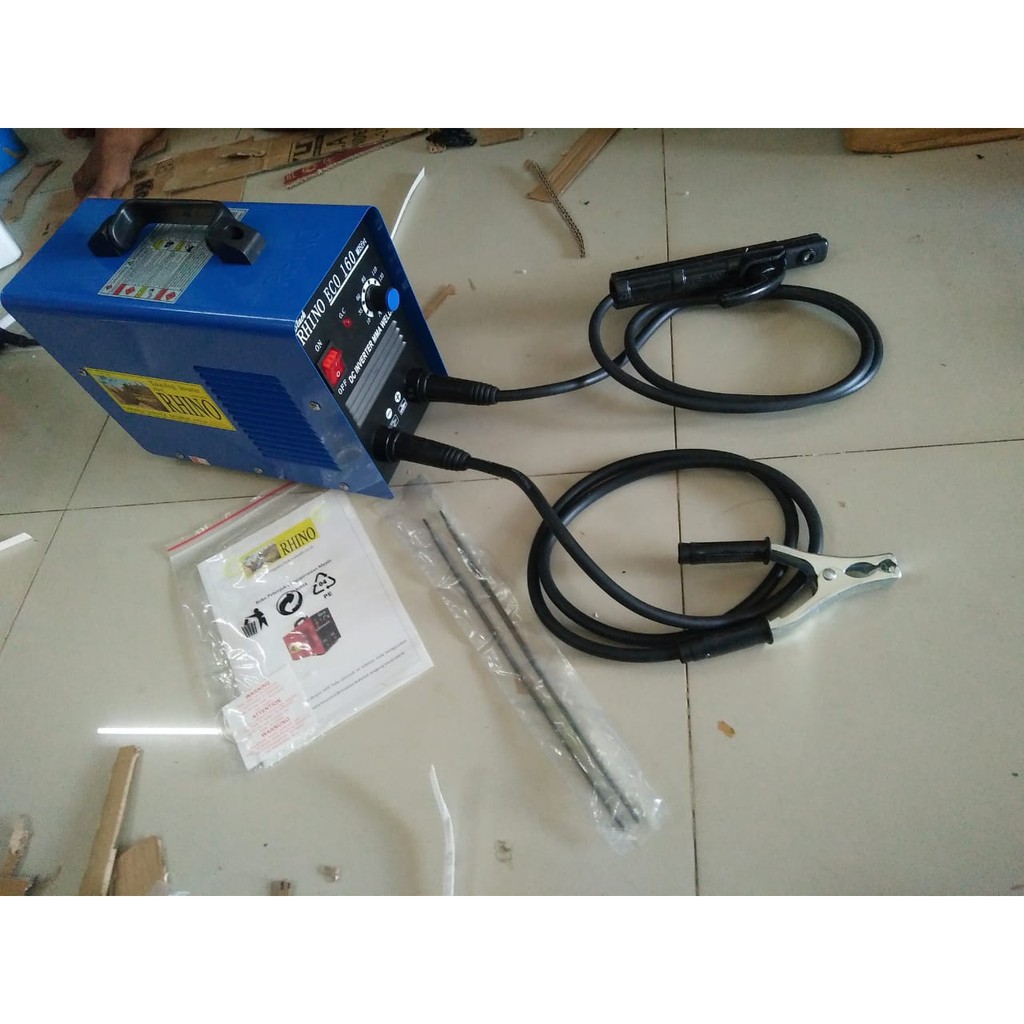 [BISA COD]Mesin Las RHINO 160A / Trafo Las Rhino ECO 160 A Inverter Rhino 160e