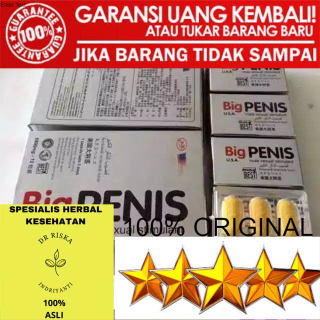 100% ASLI **PROMO** ORIGINAL BIG PENIS PRIA KUAT TAHAN LAMA ASLI