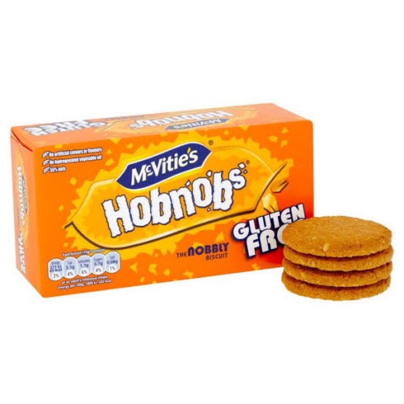 

MCVITIES HOBNOBS GLUTEN FREE THE NOBLY BISCUIT 150GR