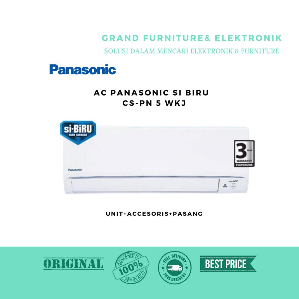 AC PANASONIC 1/2PK | CS PN 5WKJ | GRATIS PASANG