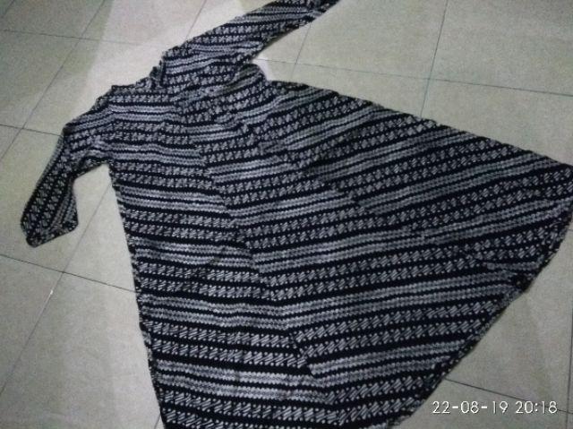 Homeydress Gamis Batik Premium Rayon Batik Tebal Cantik Model Payung Klok