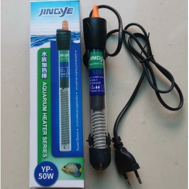 JINGYE HEATER AQUARIUM 25 Watt PEMANAS AIR / PENGHANGAT AIR 50Watt