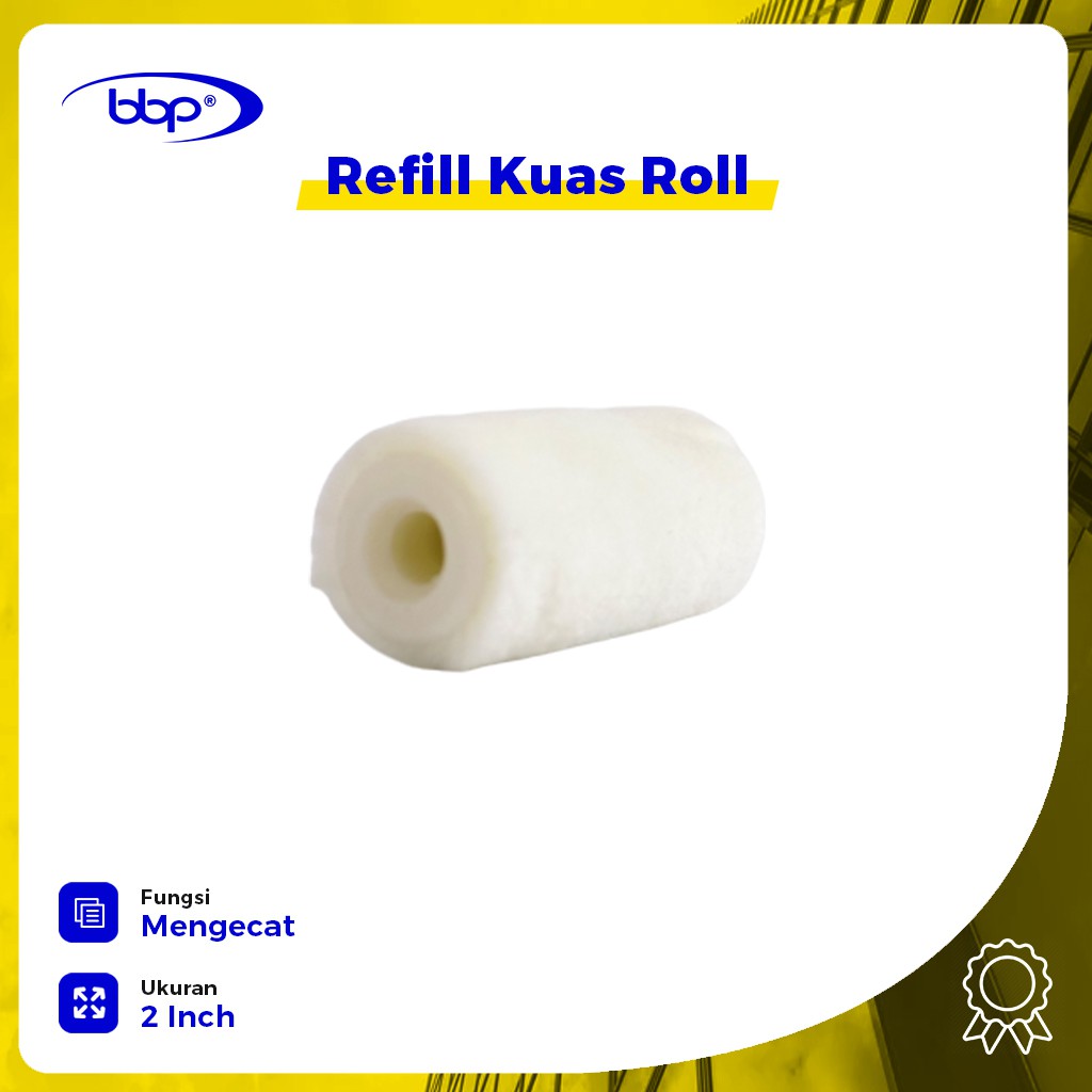 Refill Kuas Roll Cat MINYAK 2 Inch 10 Pcs / Isi Kuas Roll / Bulu Kuas Roll