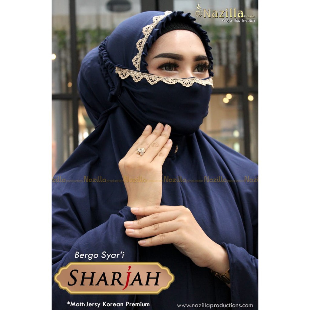 HIJAB INSTANT SHARJAH MASKER ORI AZZAHRA