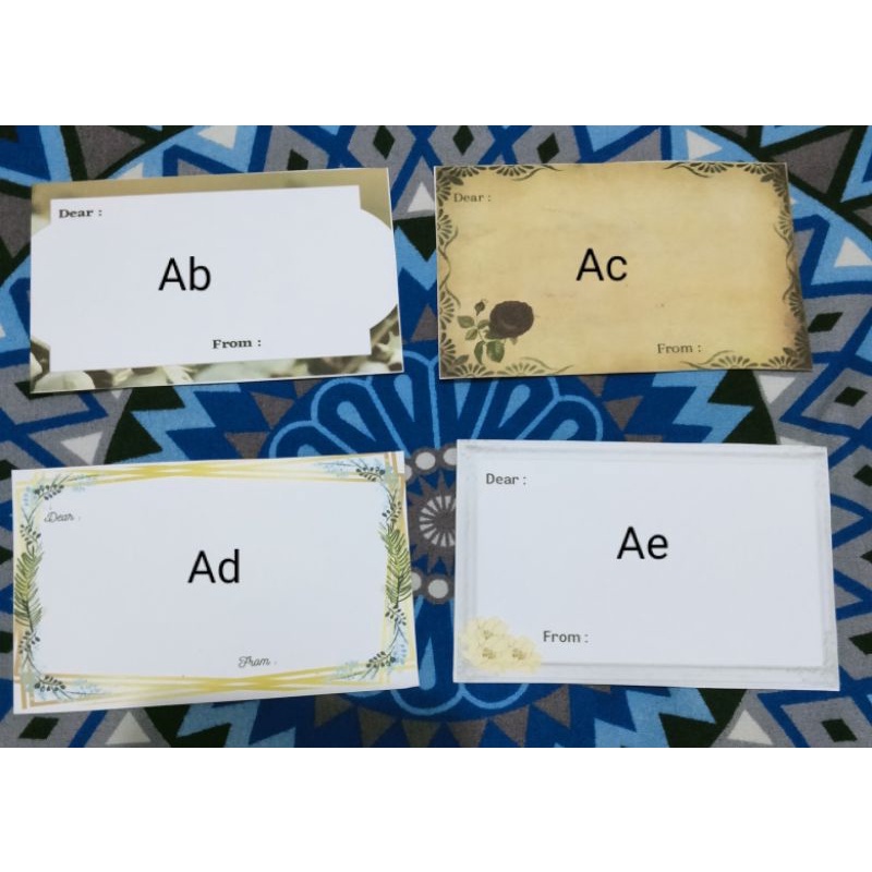 

GRETTING CARD KOSONGAN