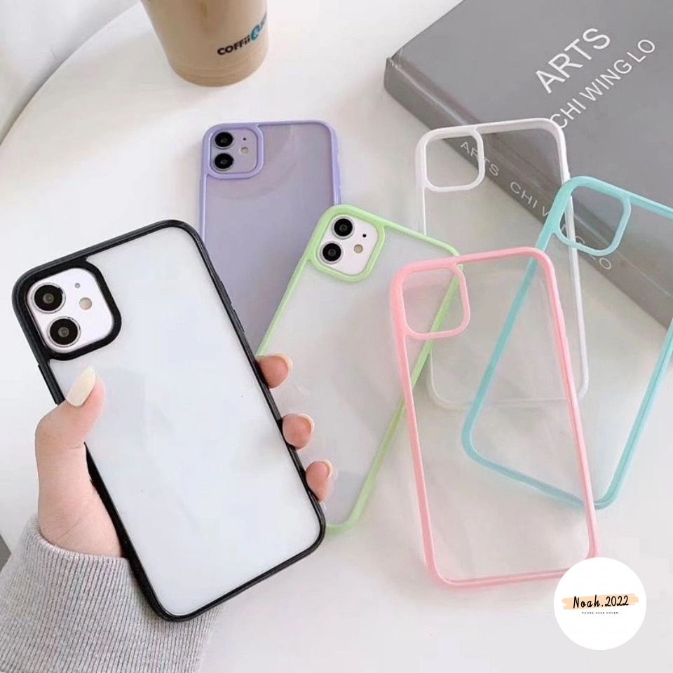 Casing Soft Case Silikon Transparan Untuk iPhone 13 12 11 Pro MAX X XR XS MAX 6 6s 7 8 Plus SE