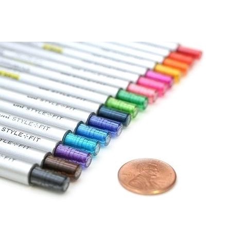 

❁ Uni Style Fit Single Color Slim Gel Pen - 0.38 mm Refillable ✶