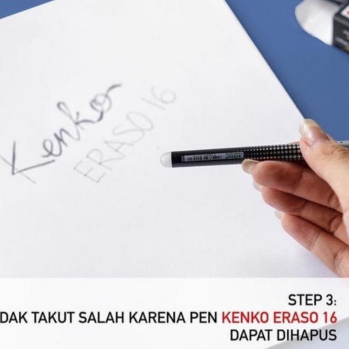 

DISKON !!! 8.8 Pulpen gel kenko eraso 16 hapus ( 12 pcs ) [KODE 037]