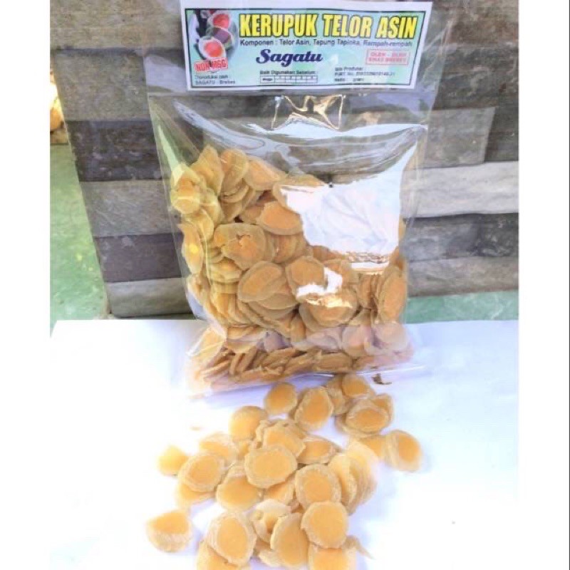 

COD Kerupuk telor/telur asin mentah siap goreng 250g