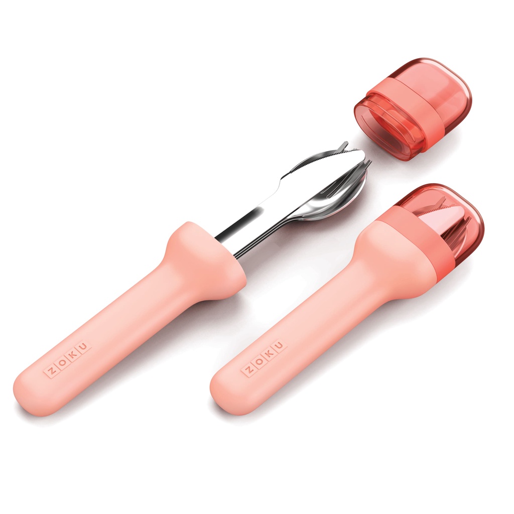 Zoku Pocket Utensils - Case Casing Alat Makan Sendok, Garpu, Pisau Knife Spoon Fork Toddler Utensil Bayi Baby Balita