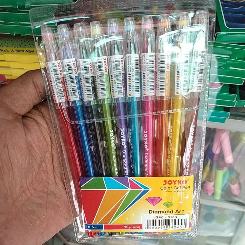 

COLOR GEL PEN /PENA JEL WARNA DIAMOND ART JOYKO GPC 310S GROSIR