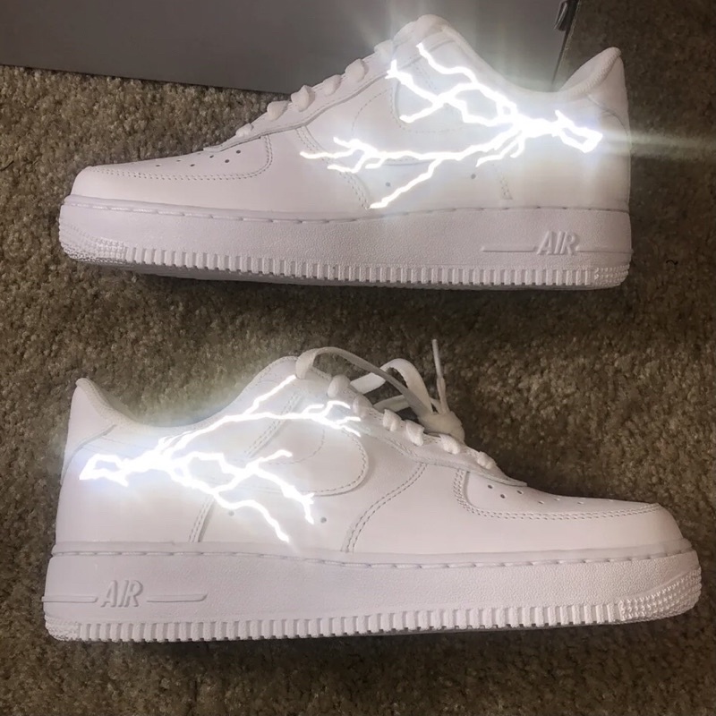custom air force 1 reflective
