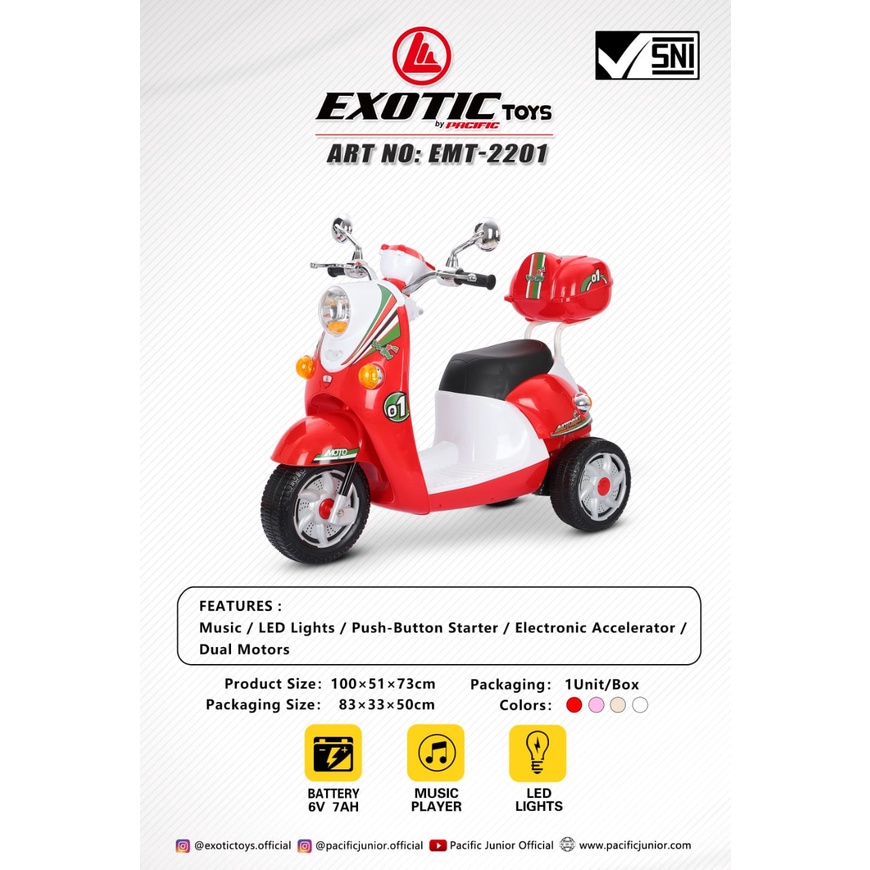 MOTOR AKI EXOTIC EMT 2201 SCOOPY