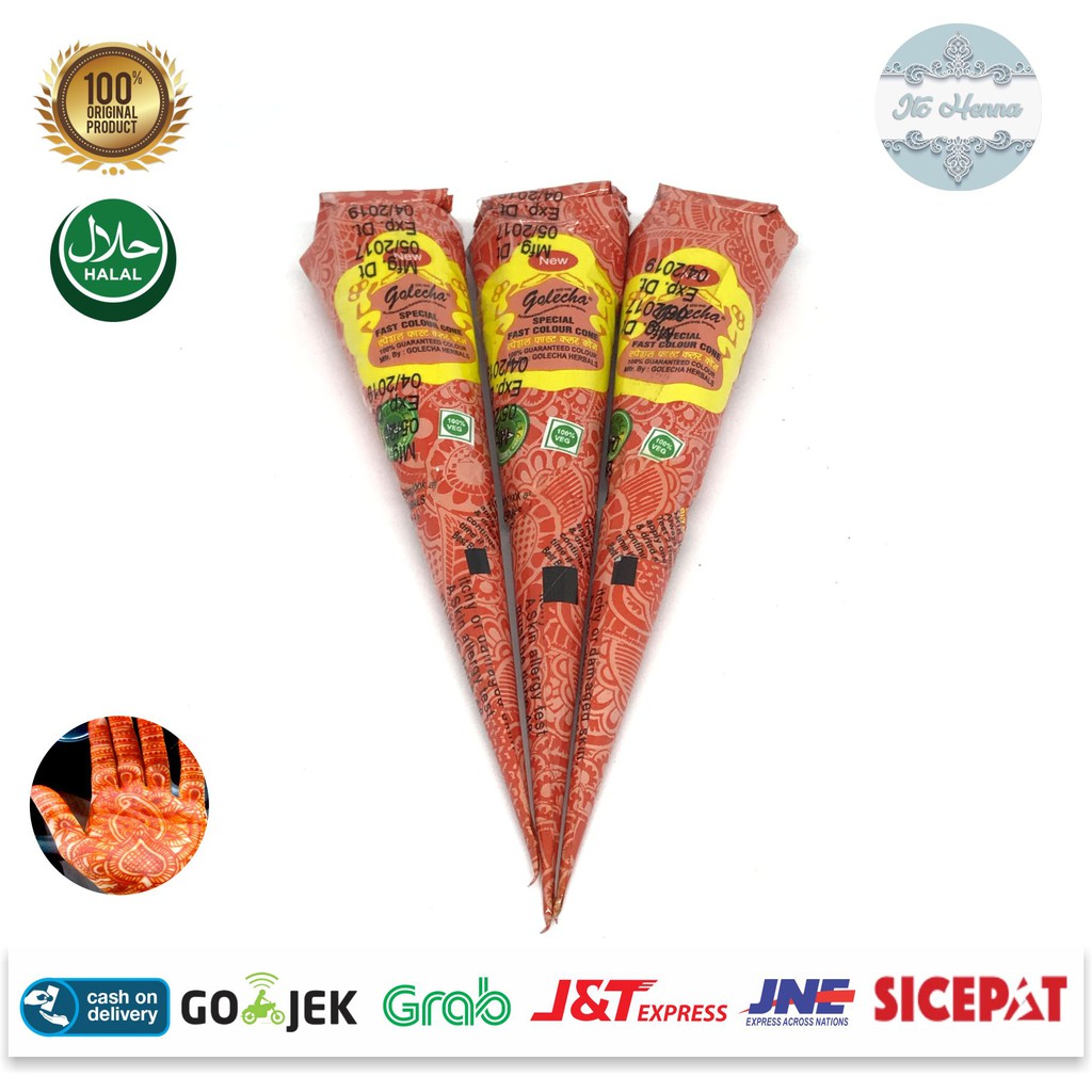 Sehnaaz Hijau Henna Setangah Box Isi 6 Cone Shopee Indonesia