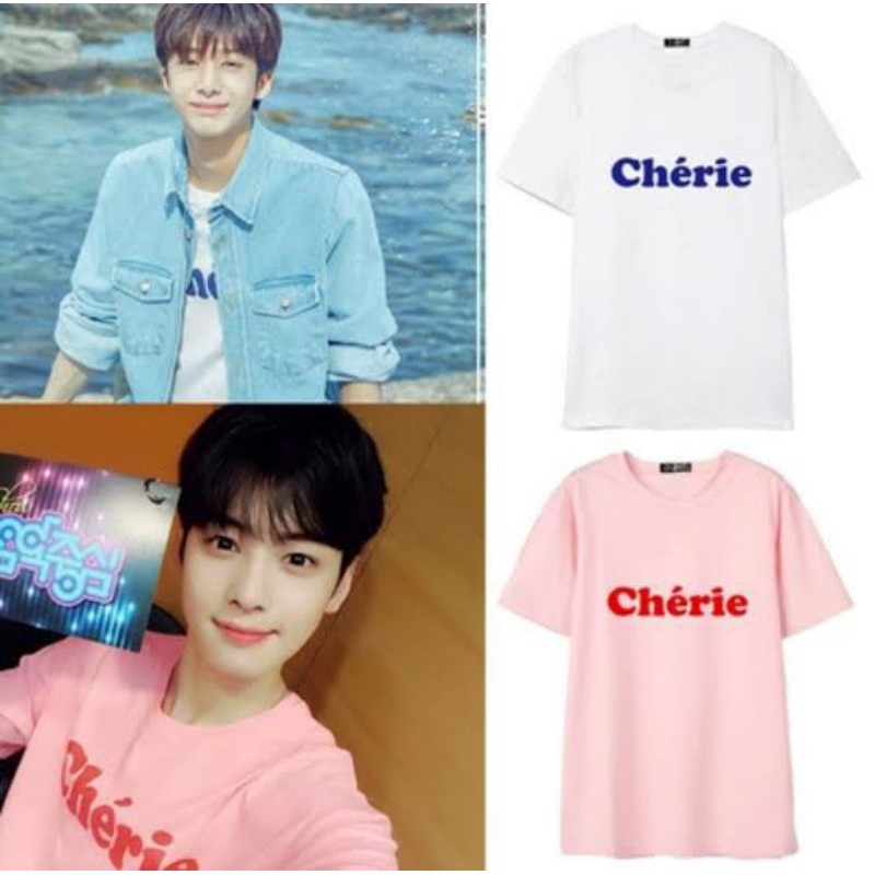 Kaos T shirt Astro Cha Eun Woo Style Cherie