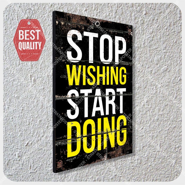 Hiasan dinding Quotes Poster motivasi Wall decor kata kata motivasi 2030113STA