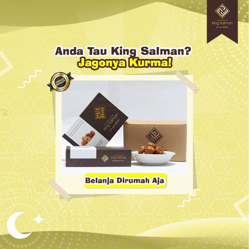 

ASLI, KURMA 1 KG SUKARI BRUTTO KING SALMAN OFFICIAL