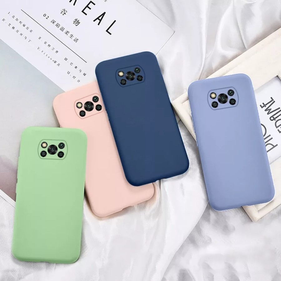 POCO X7 X6 X5 PRO 5G X3 GT X3 PRO X3 NFC SOFT CASE MICROFIBER SUEDE SILICONE BACK COVER