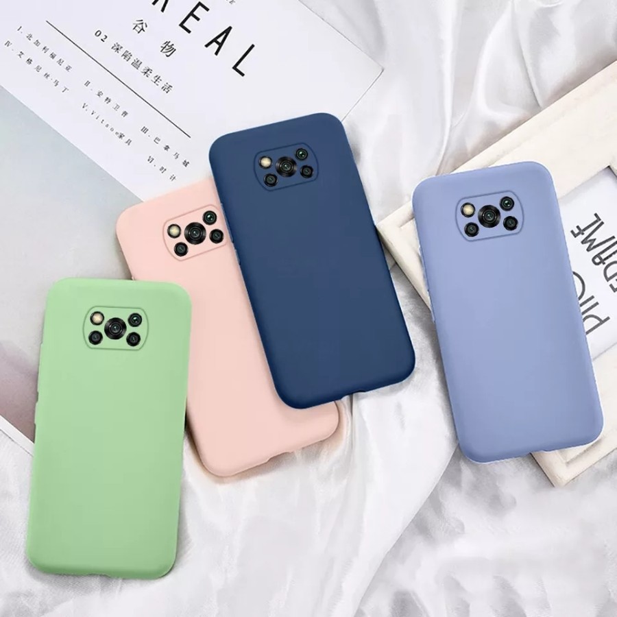 POCO X5 5G X5 PRO 5G X3 GT X3 PRO X3 NFC SOFT CASE MICROFIBER SUEDE SILICONE BACK COVER