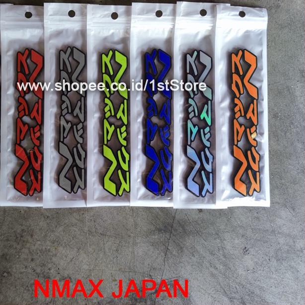 ♩ EMBLEM NMAX JAPAN 3D BADGE LOGO TIMBUL YAMAHA N MAX 150 155 JAPANESE JEPANG KANJI KATAKANA STYLE S