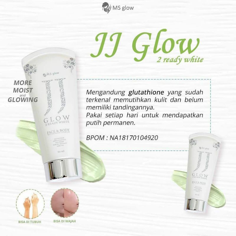 [ORIGINAL] JJ GLOW MS GLOW Face And Body Moisturizing Cream SPF 30 MSGlow Sublock