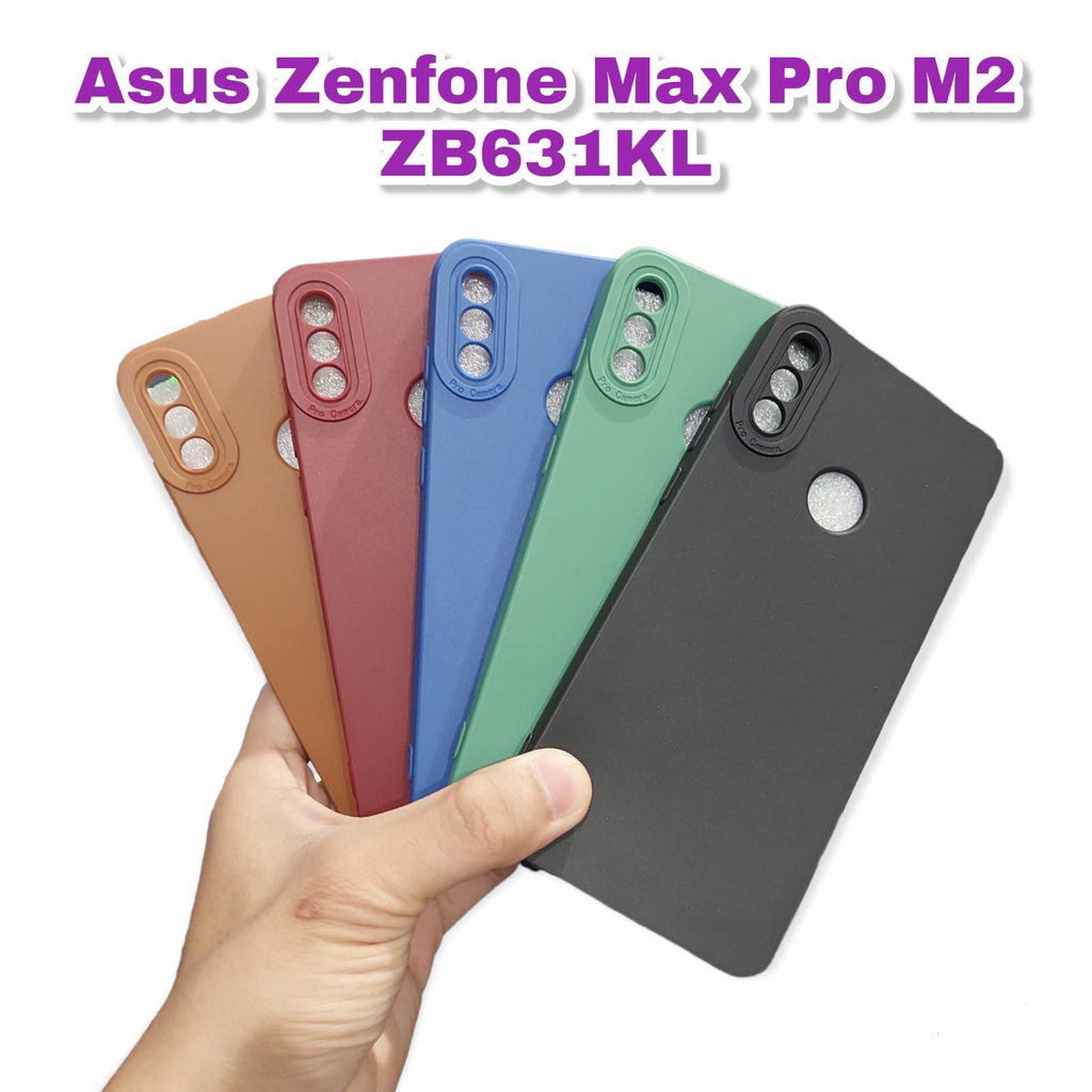 Pro Camera Soft Case Asus Zenfone Live L1 / Zenfone Live L2 / Zenfone Max Pro M1 / Max Pro M2 Solid Color Angel Eye Lens