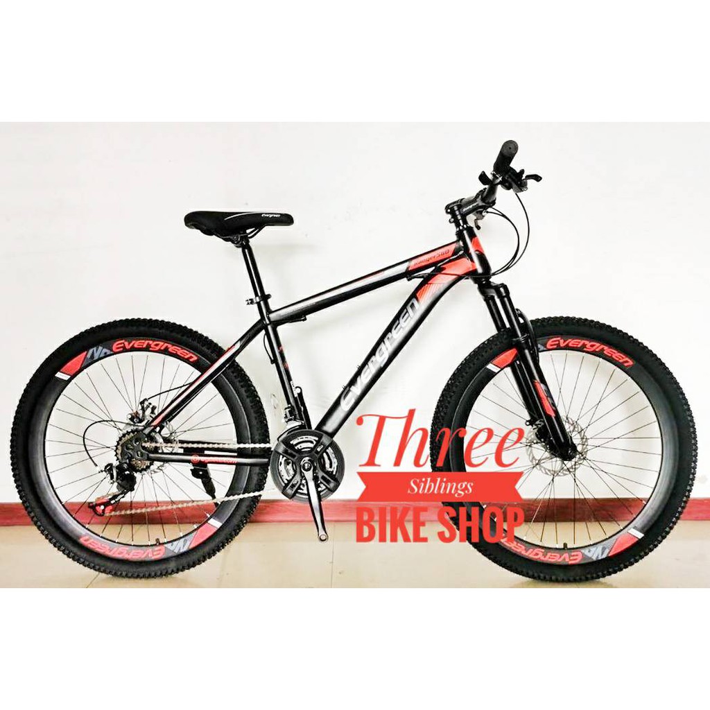 SEPEDA GUNUNG MTB EVERGREEN 580 RANGER 26 inch WARNA MERAH