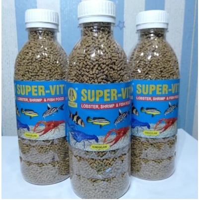 Super vit Makanan Lobster,Shrimp &amp; fish food tenggelam