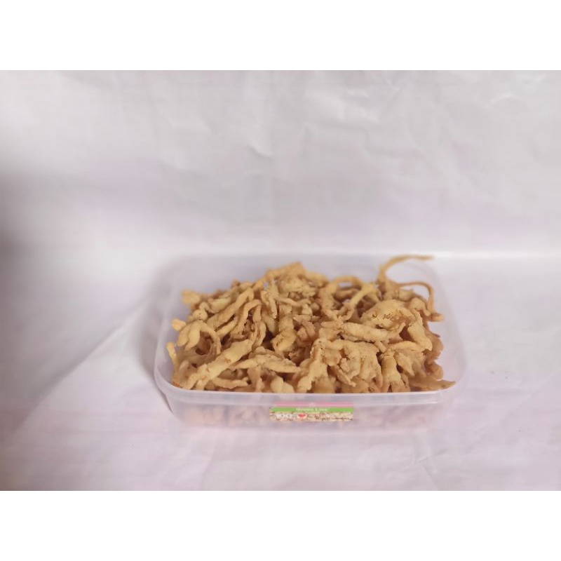 

KERIPIK JAMUR 100 gr / JAMUR CRISPY