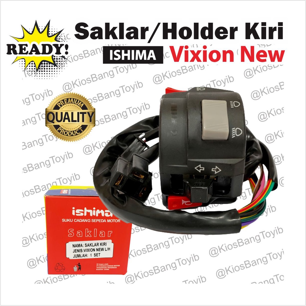 Saklar Holder Handle Switch Kiri Yamaha Vixion New (ISHIMA)