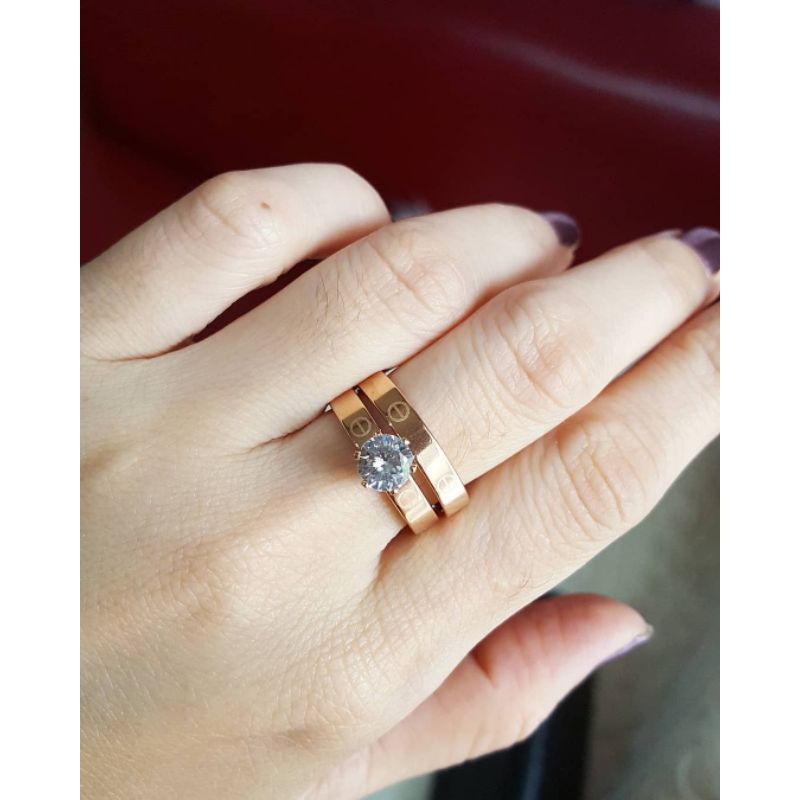 Cincin Titanium Wanita Cocok Untuk Sehari hari