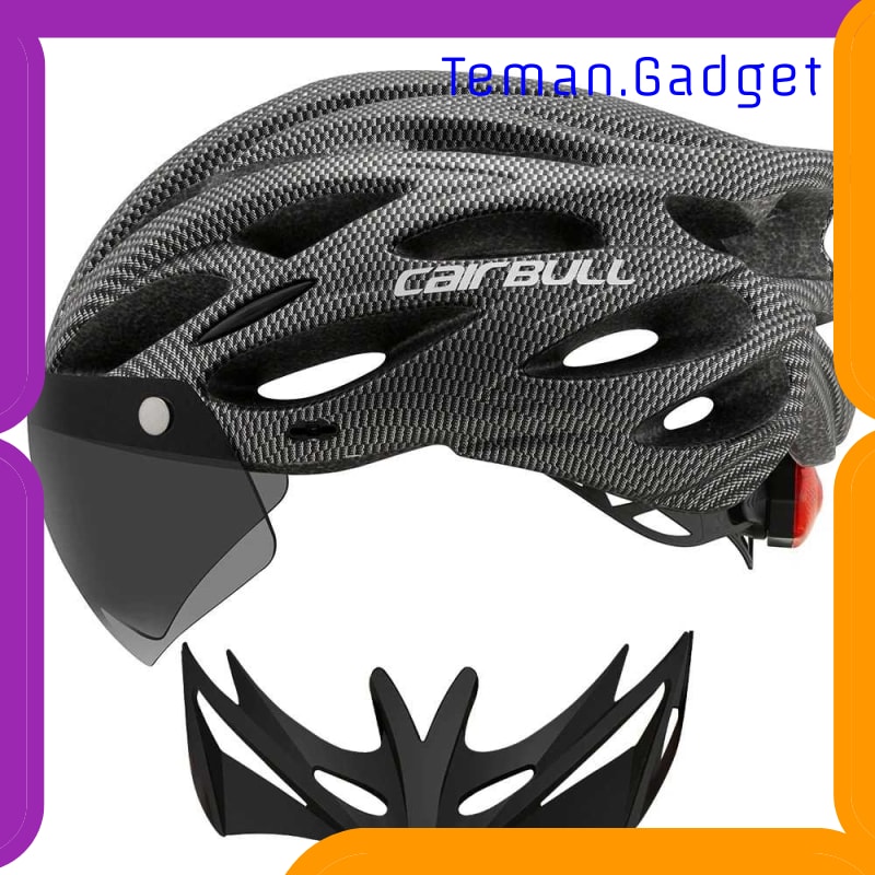 TG-IB699 CAIRBULL HELM SEPEDA POWERMETER MTB HELMET VISOR REMOVABLE LENS - CB26