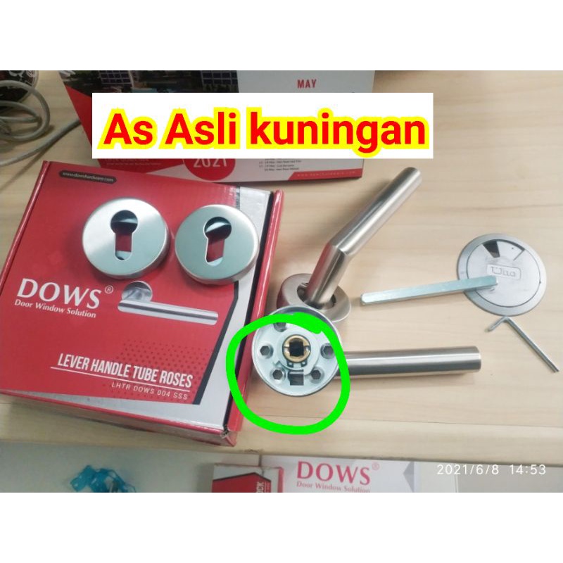 PROMO Rosete pisah handle pisah garansi 25 tahun stanlis sus 304 dows kunci pintu murah handle kunci