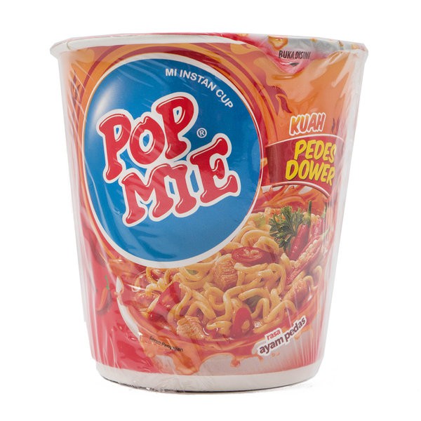 

POP MIE Kuah Pedas Dower 75gr - Mi Instant Cup POP MIE Kuah Pedas Dower Rasa Ayam Pedas