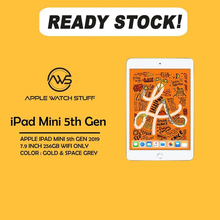 Apple iPad Mini 5 2019 7.9 Inch 256gb Wifi Only | Shopee