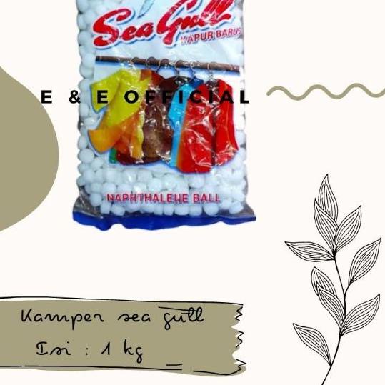 ➷ KAMPER PUTIH SEA GULL / KAMPER BARUS / KAMPER BAJU 1KG / KAMPER SEA GULL 1KG / KAMPER KECIL ۝