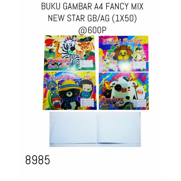 

BUKU GAMBAR UKURAN A4 100GR MOTIF DISNEY