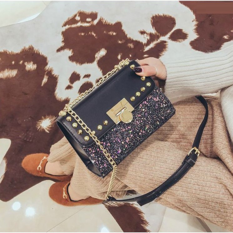 Slingbag ALDO GLITTER Sling bag tas selempang crossbody import murah embroidery