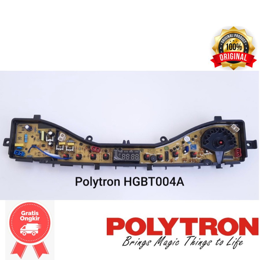 modul PCB mesin cuci polytron original program PAW8521 PAW9511 PAW7511