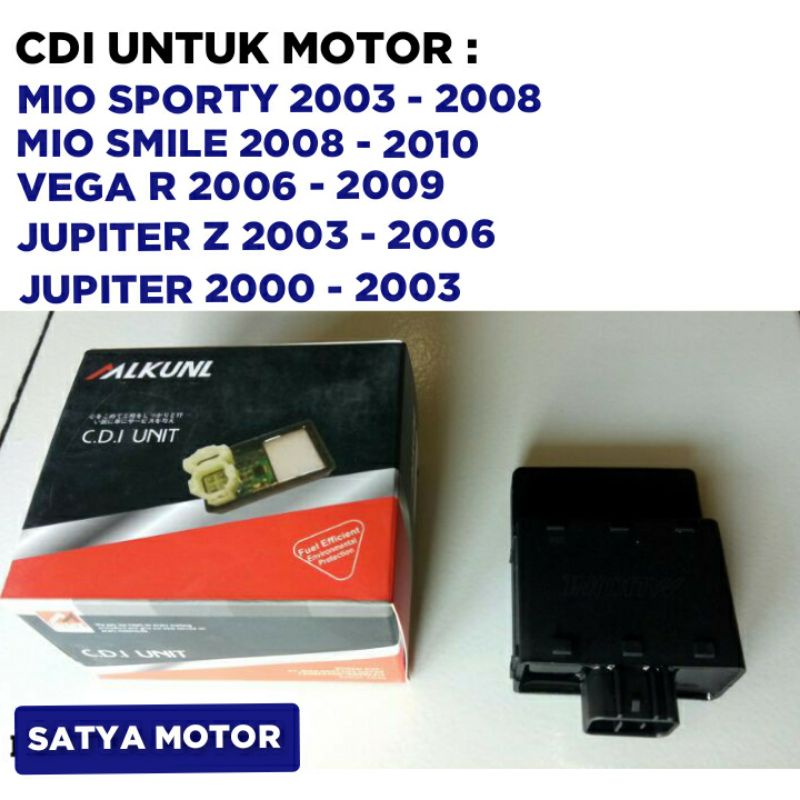 Cdi Motor Mio Sporty Smile Vega R Jupiter Z 2000 2001 2002 2003 2004 2005 2006 2007 2008 / Mikuni