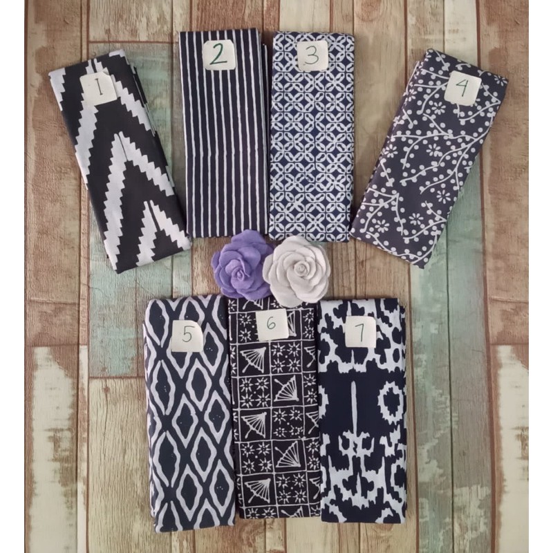 kain batik cap.abu tua