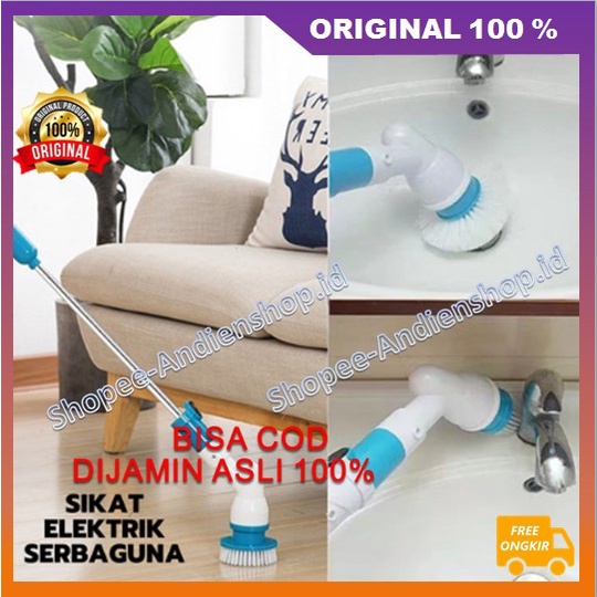 Sikat Elektrik Sebaguna Fat Sikat Elektrik Serbaguna Pelibas Kotoran dan Kerak Membandel  100% ASLI